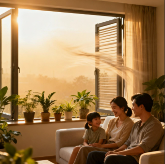 Natural indoor air quality management